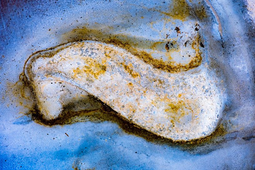 Welle in blau von Dieter Walther