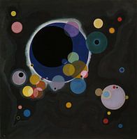 Plusieurs cercles, Wassily Kandinsky