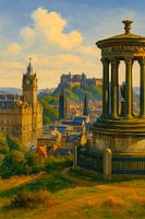 Vue de la ville d'Édimbourg