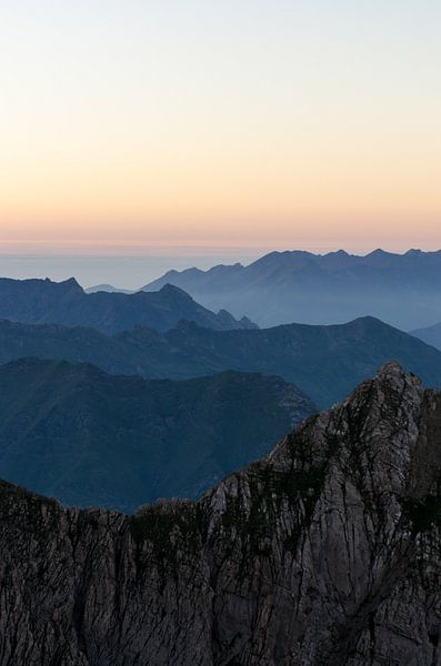 Zonsondergang Spaanse Pyreneeën par Cas Mulder
