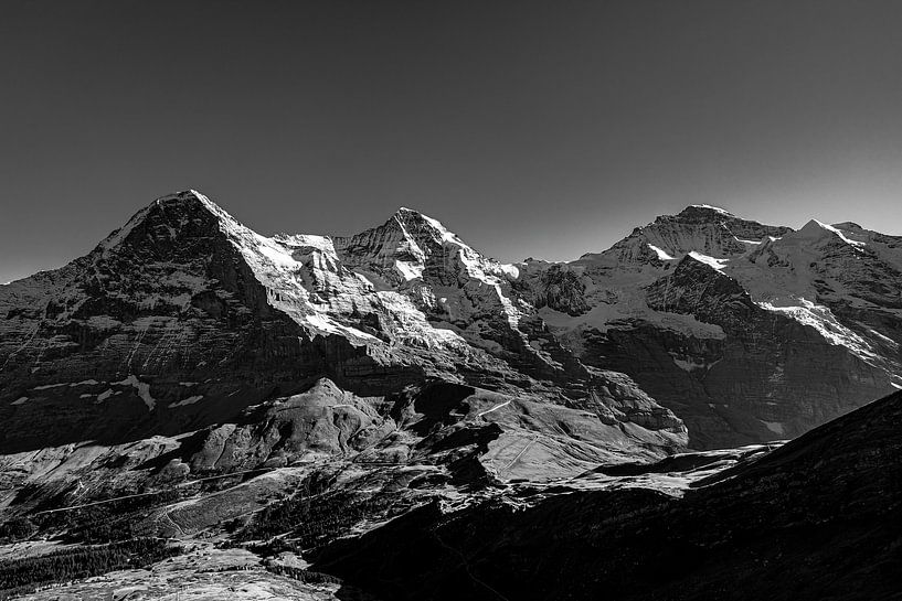 Eiger, Mönch et Jungfrau dans l'Oberland bernois par Martin Opladen