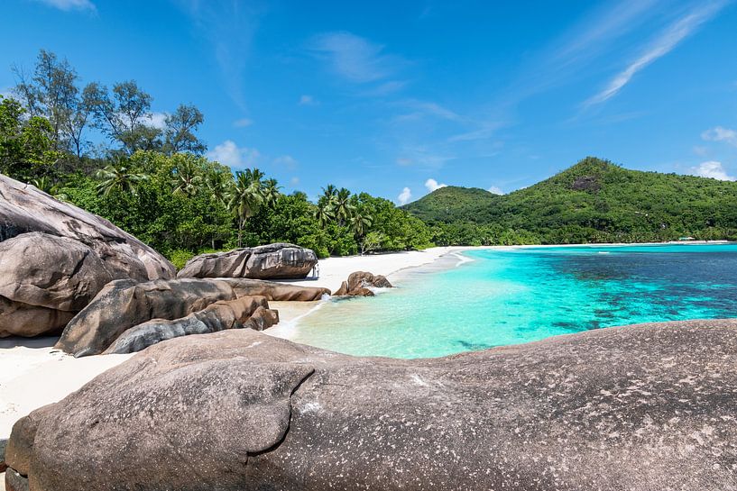Türkisfarbenes Paradies auf Mahe, Seychellen von Nancy Pauwels Photo