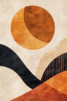 Peinture minimaliste bohème