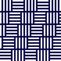 Zweiundzwanzig gestreifte Quadrate