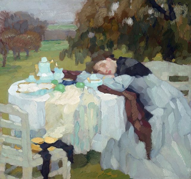Leo Putz - Automne tardif (1908) par Peter Balan