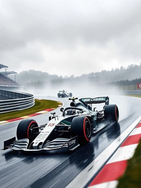Mercedes AMG Formel Eins Regenfahrt von MIROKKU