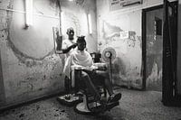 Hairdresser in Havana, Cuba