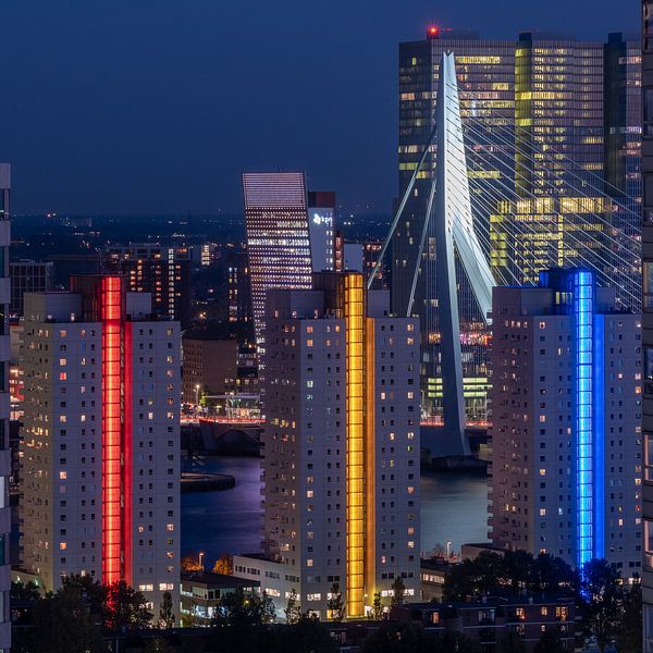 Rotterdam Centre von oben gesehen von Annemieke Klijn