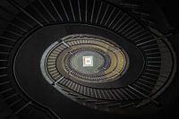 Lost Place - Staircase in an abandoned church