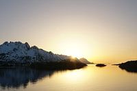 Coucher de soleil en Norvège