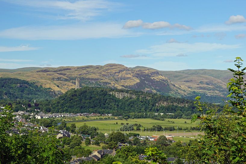 Vue sur la ville de Stirling en Écosse. par Babetts Bildergalerie