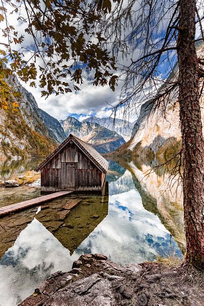 Bootshaus am Obersee von Dirk Rüter