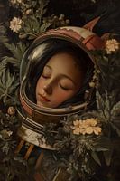 Schlafender Astronaut