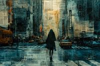 New Yorker Sonnenuntergang – Urbane Collage