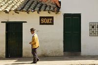 Vieille scène de rue à Villa de Leyva