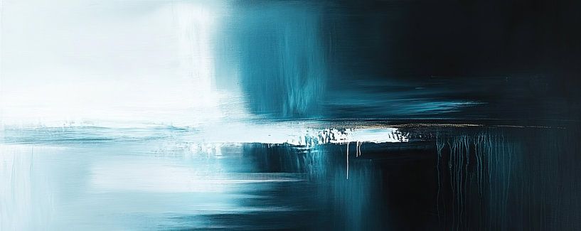 Abstrait bleu par Zen et Plus