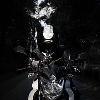 Motorrad - Motorrad-Frau