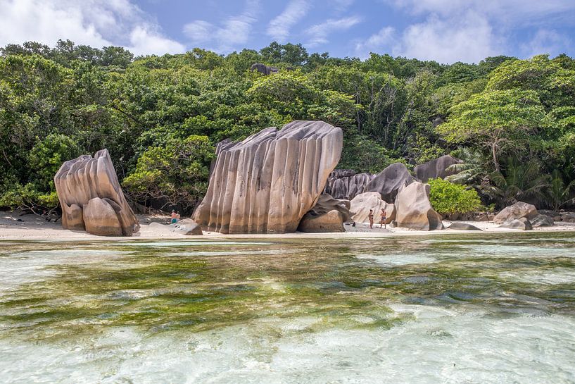 La Digue (Seychellen) : Traumstrand Anse Source d&#039;Argent von t.ART