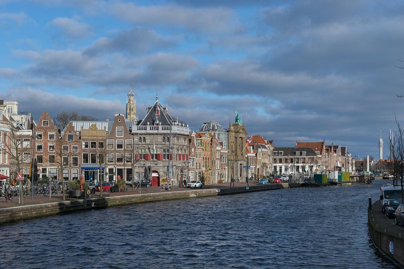 Haarlem Blick über die Spaarne von Patrick Verhoef