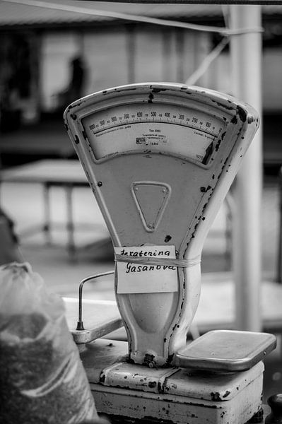 Old antique scale by Manon Ruitenberg