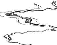 black and white abstract minimalist digital artwork