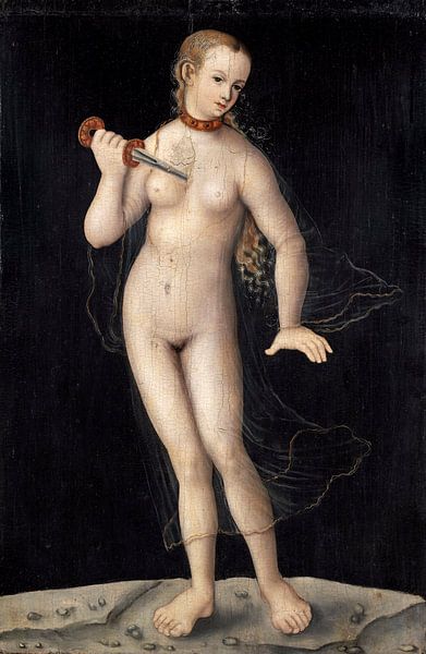 Lucas Cranach.Lucretia von 1000 Schilderijen