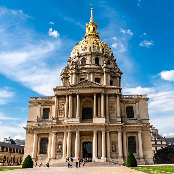 Facade Hotel des Invalides in Paris France by Dieter Walther