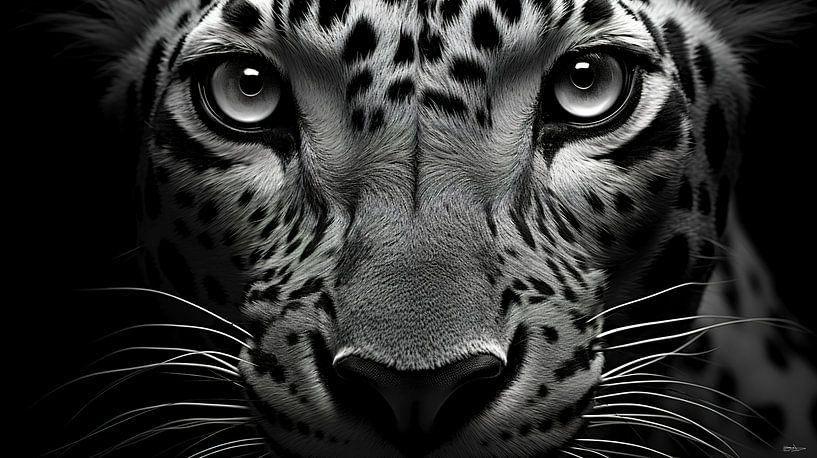 wildlife in black and white by Gelissen Artworks