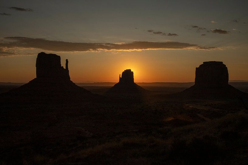 Monument Valley, Navajo Tribal Park. Arizona, USA. von Gert Hilbink