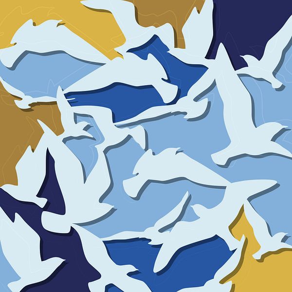 Schwarm der Freiheit von Color Square