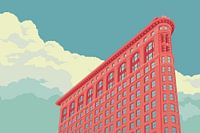 Flatiron building NYC landscape