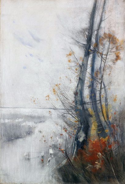 Märkische Herbstlandschaft (Wentorfgraben), KARL HAGEMEISTER, Um 1907 von Atelier Liesjes