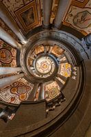 Looking up at Palazzo Farnese in Italy