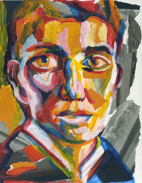 Portrait d'un homme par ART Eva Maria