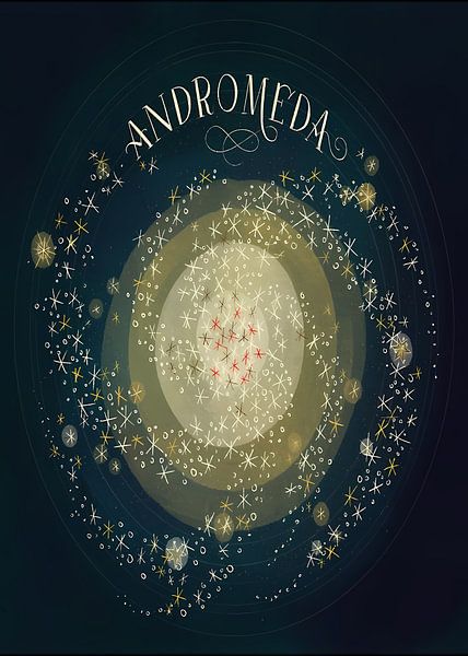 Andromeda-Galaxie von Leon Lewis