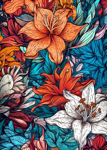 Flowers plants art by JBJart Justyna Jaszke