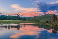 Sunset Drakensbergen, South-Africa