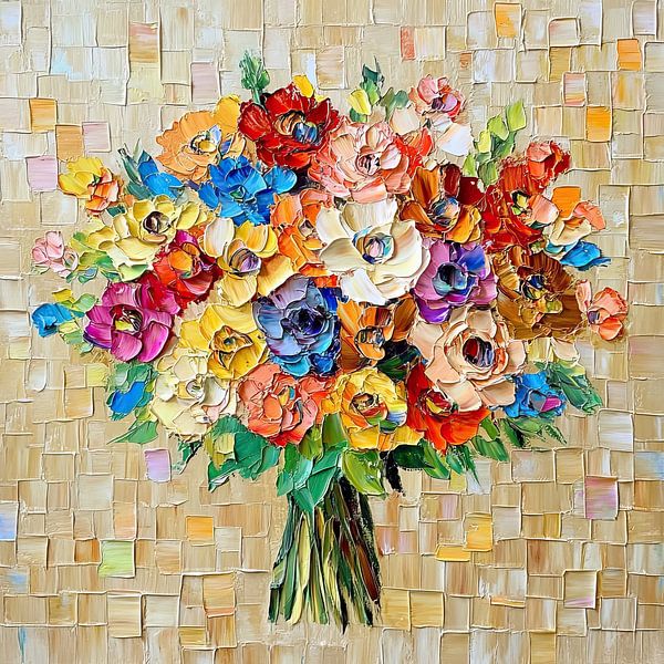 Blühendes Leben: Ein impressionistisches Kunstwerk von Thea