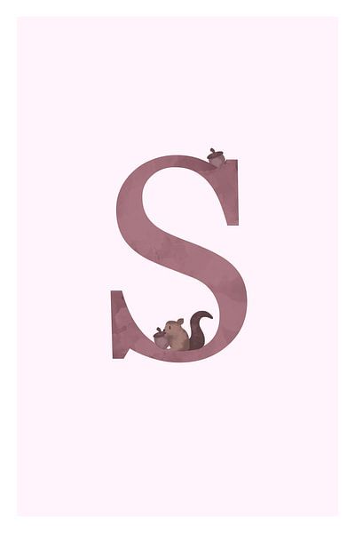 Alphabet S by Walljar