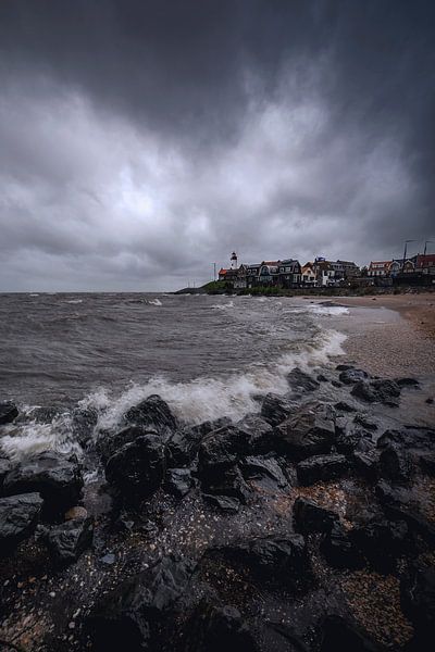 Stormy Urk by Thom Brouwer