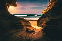 Sandstone beach in Fuerteventura