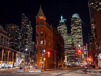Gooderham Building Toronto la nuit.