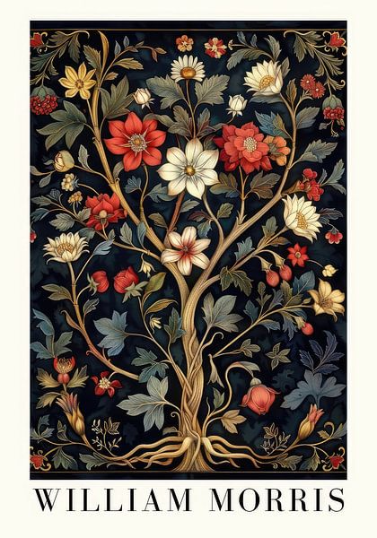 William Morris Poster by Niklas Maximilian