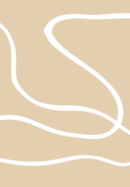 Ligne beige 01 par Pictufy Studio
