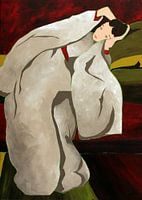 Mädchen im weißen Kimono, nach Breitner