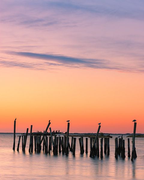 Sonnenaufgang in Provincetown, Cape Cod, Massachusetts von Henk Meijer Photography
