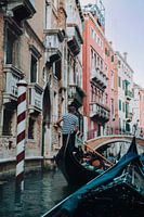 By gondola through Venice