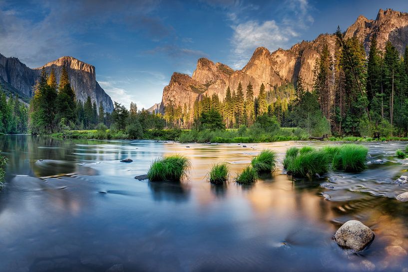 Parc national de Yosemite, États-Unis, au coucher du soleil. par Voss photographie