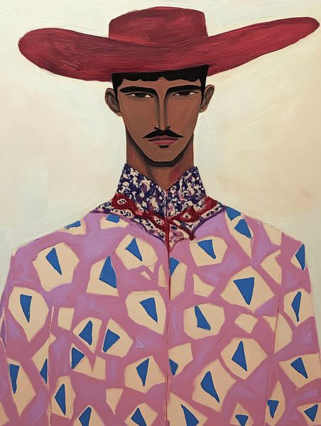 Charro, mexikanischer Reiter von Carla Van Iersel