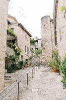 Mittelmeerstraße in der Drôme in Frankreich